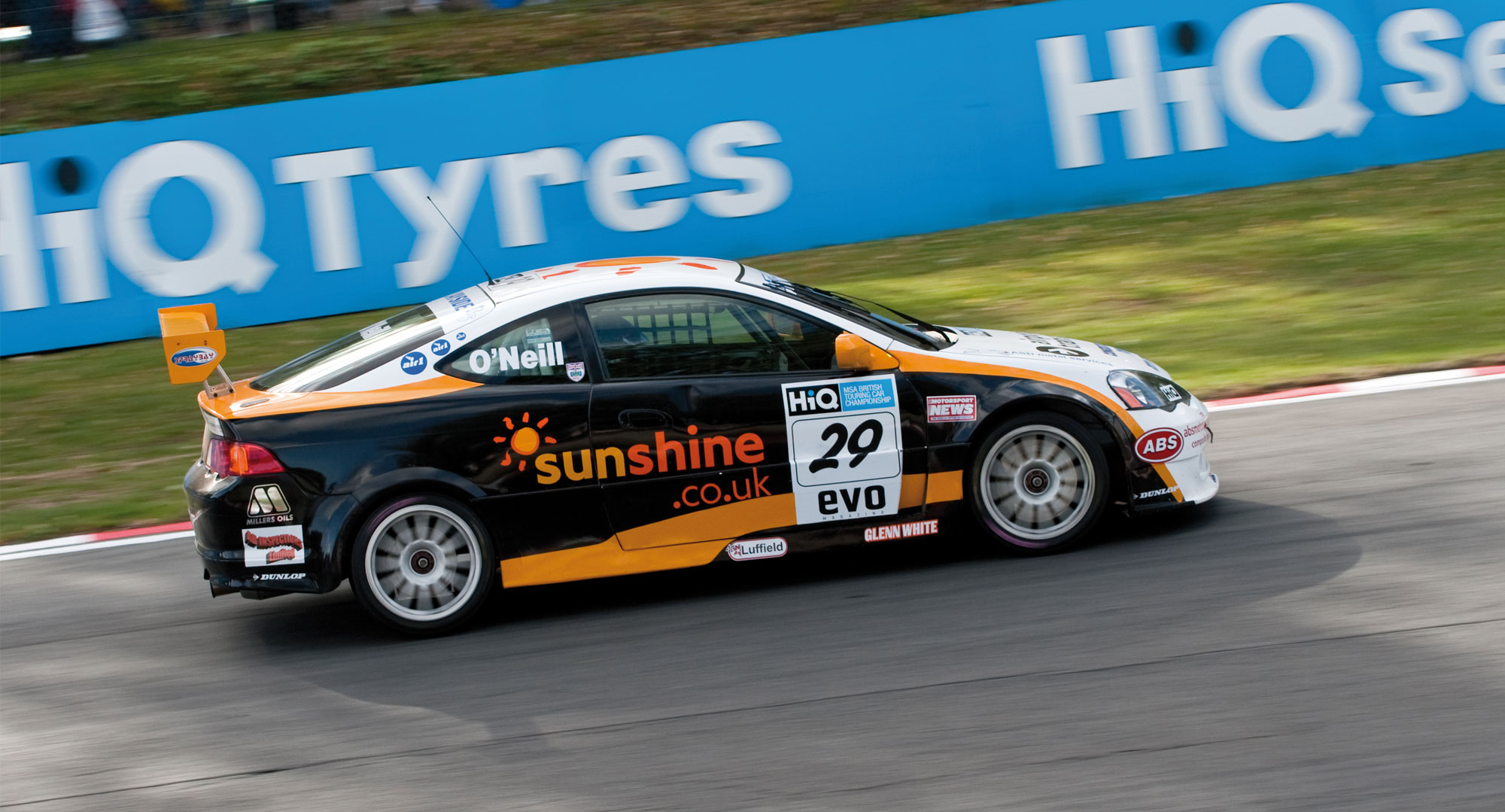 sunchine btcc car livery