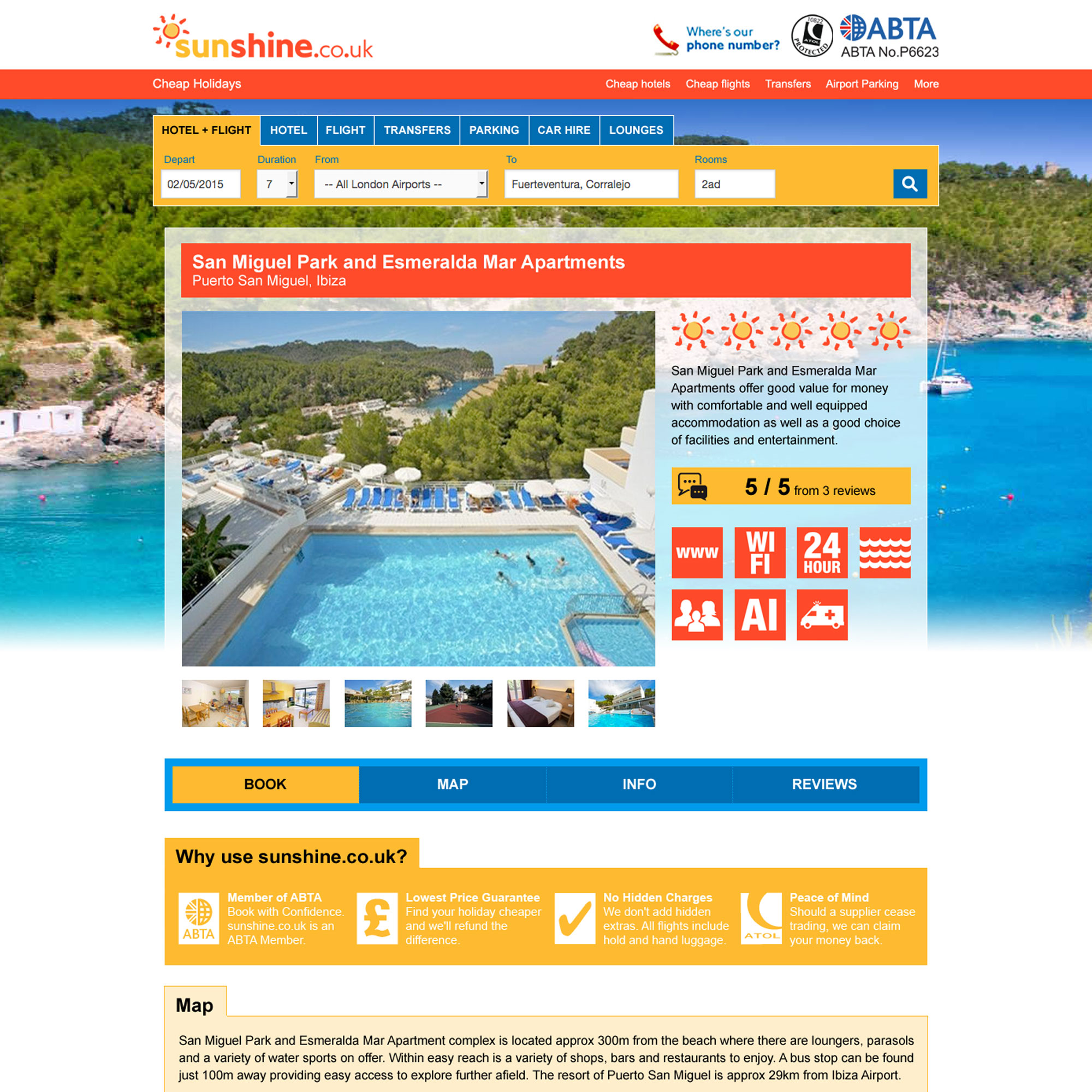 sunshine hotel page and usps