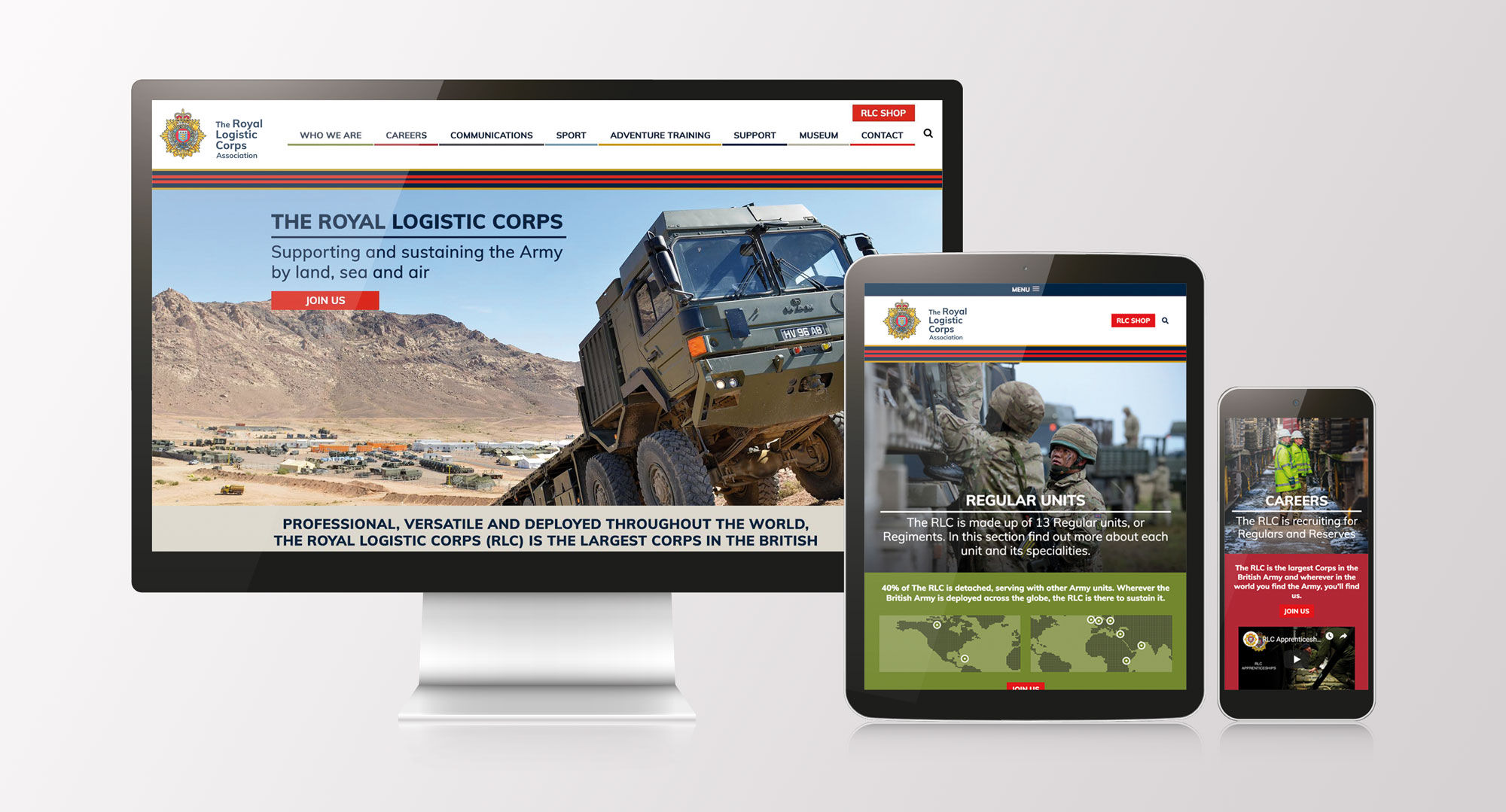 royal logistic corps new website